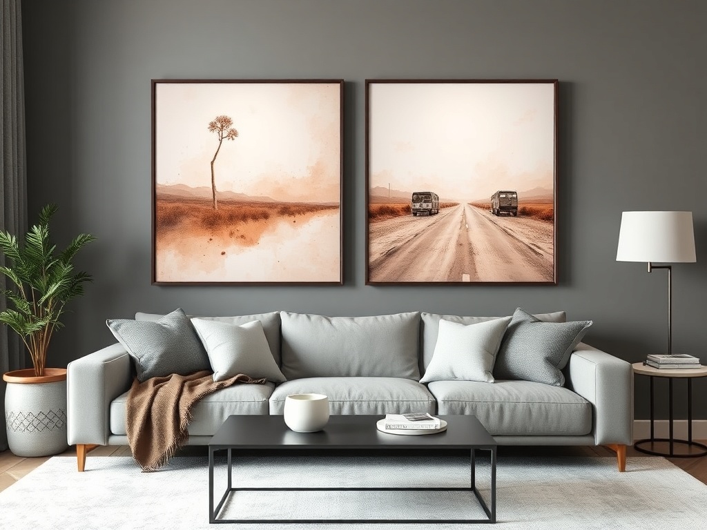 large wall art above sofa minimalist framed artwork modern apartment