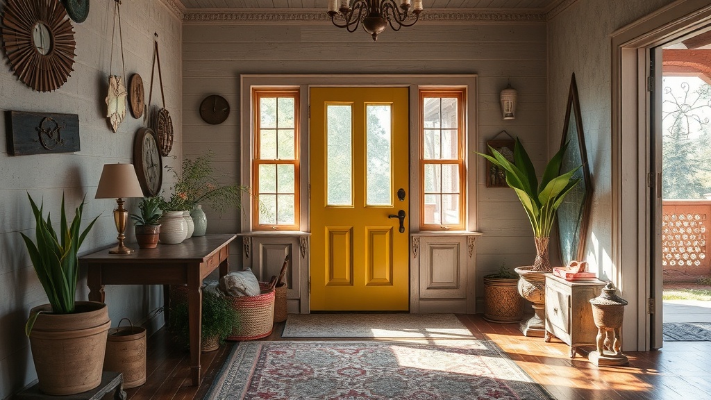 Create a Designer Entryway Using Found Objects and Paint