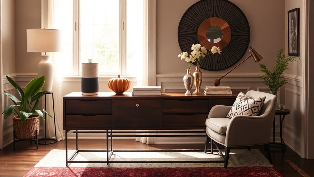 Elevate Your Entryway with a Curated Console Table Setup
