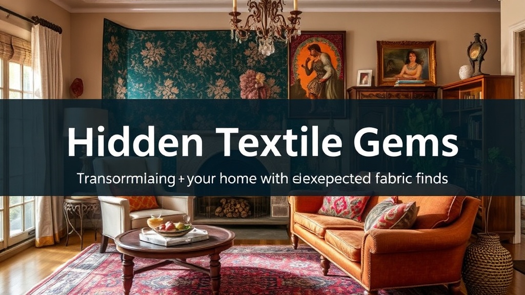 Hidden Textile Gems: Transforming Your Home with Unexpected Fabric Finds