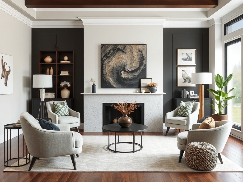 statement accent chair living room bold centerpiece affordable decor focal point modern styling