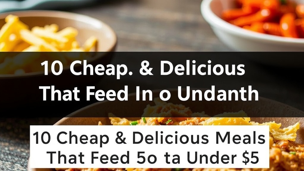 10 Cheap & Delicious Meals That Feed a Family for Under $5