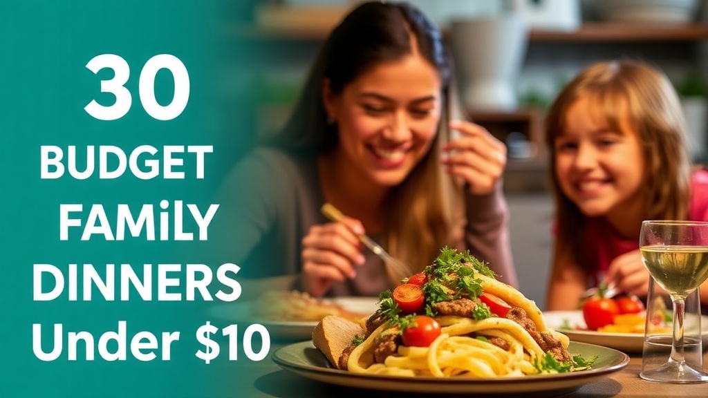 30 Budget-Friendly Family Dinners Under $10