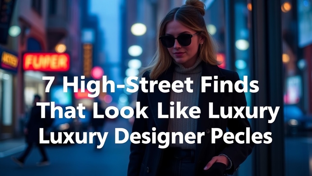 7 High-Street Finds That Look Like Luxury Designer Pieces