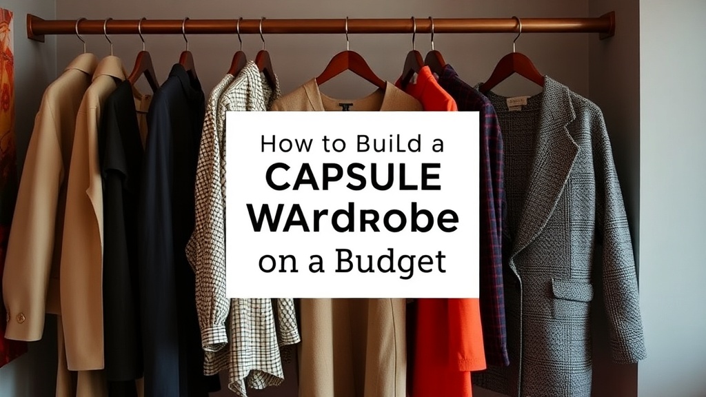 How to Build a Capsule Wardrobe on a Budget