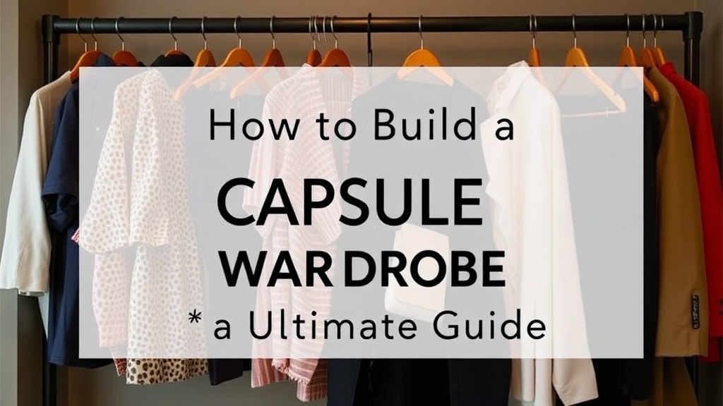 How to Build a Capsule Wardrobe on a Budget: The Ultimate Guide
