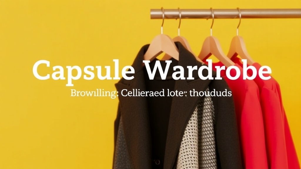 The Art of the Capsule Wardrobe: Building a High-End Look on a Budget