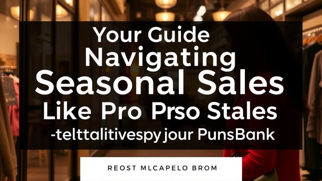 Your Guide to Navigating Seasonal Sales Like a Pro Stylist (Without Breaking the Bank)