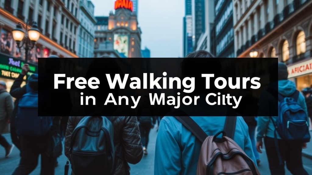 5 Ways to Find Free Walking Tours in Any Major City