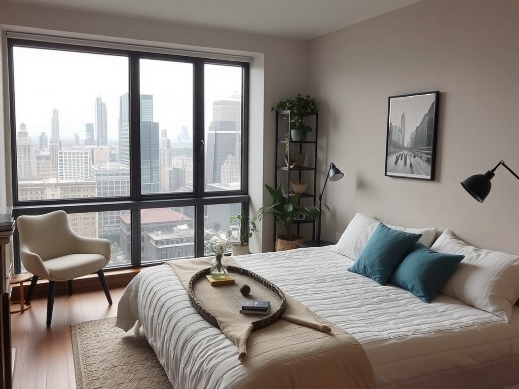 a cozy and affordable Airbnb rental in a city