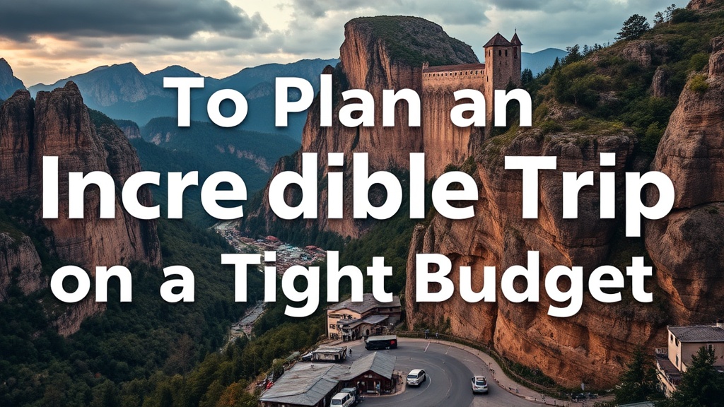 How to Plan an Incredible Trip on a Tight Budget (Without Missing the Best Experiences)