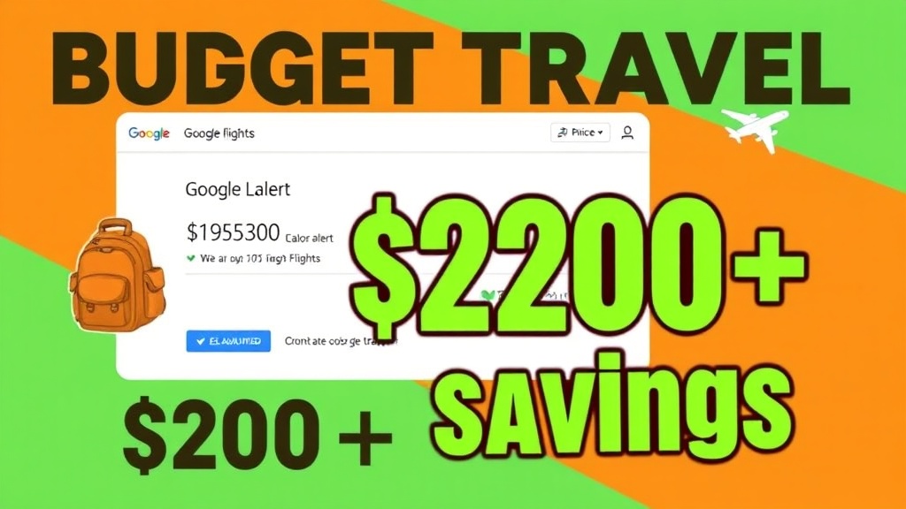 The Google Flights Price Tracking Hack That Saves Me $200+ Every Trip