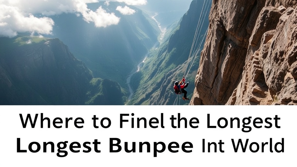 Where to Find the Longest Bungee Jumps in the World