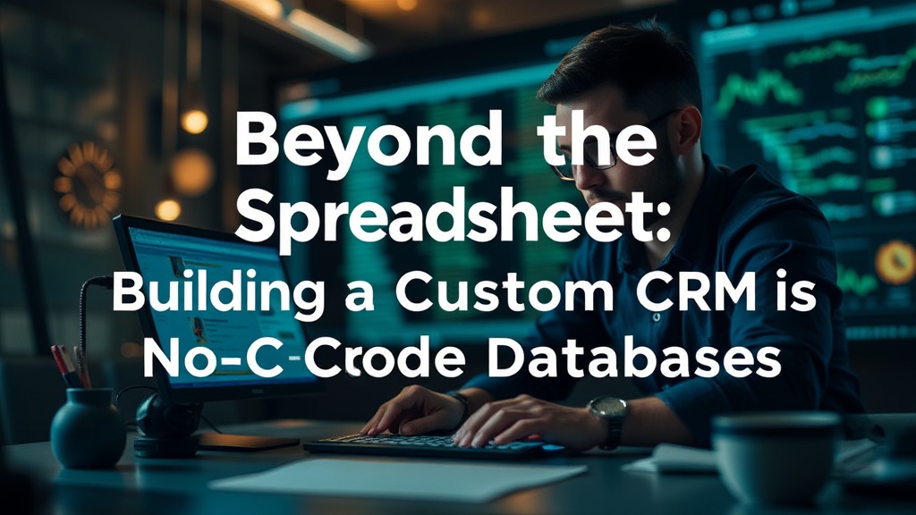 Beyond the Spreadsheet: Building a Custom CRM with No-Code Databases