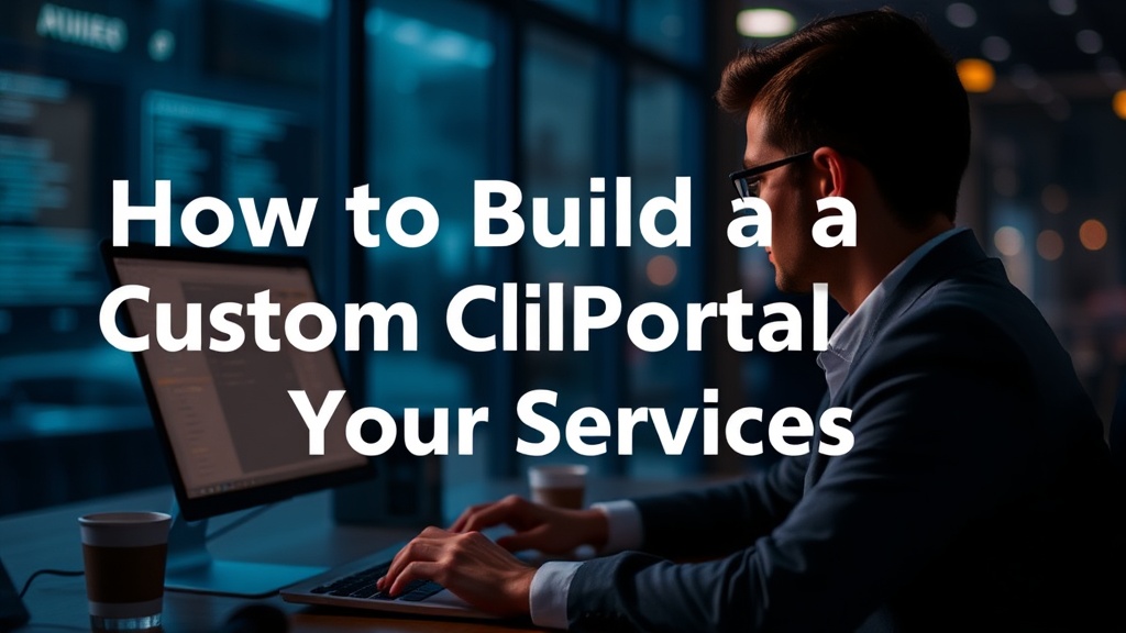 How to Build a Custom Client Portal for Your Services