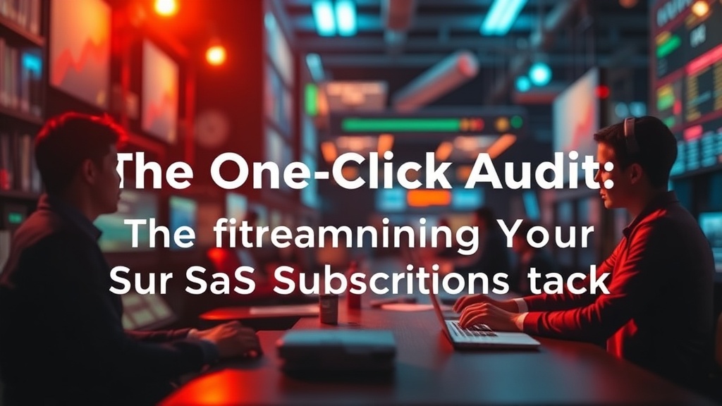 The One-Click Audit: Streamlining Your SaaS Subscription Stack