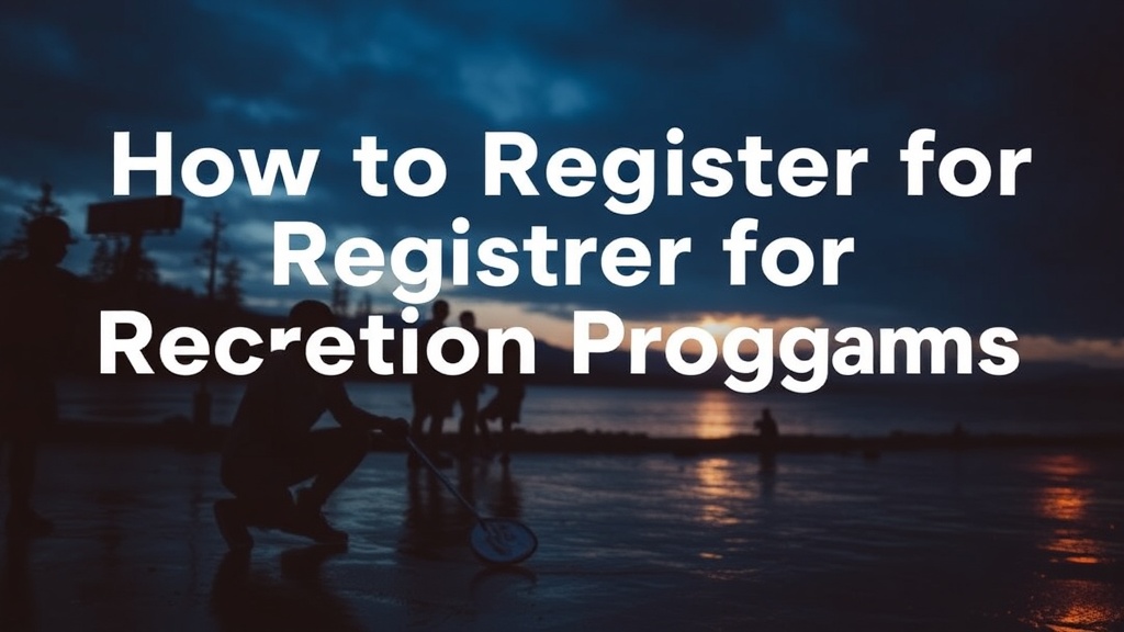 How to Register for Recreation Programs in Campbell River Without the Headaches