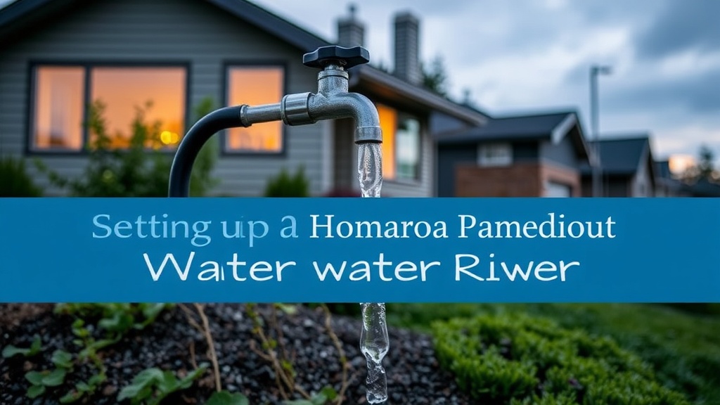 Setting Up Your Residential Water Service in Campbell River