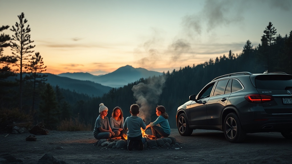 Asheville to Cherokee in Two Nights, Two Fires, Zero Trailer