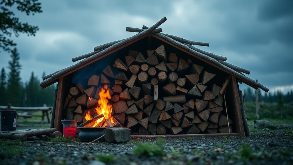 Beyond the Pile: Smart Firewood Storage at Camp