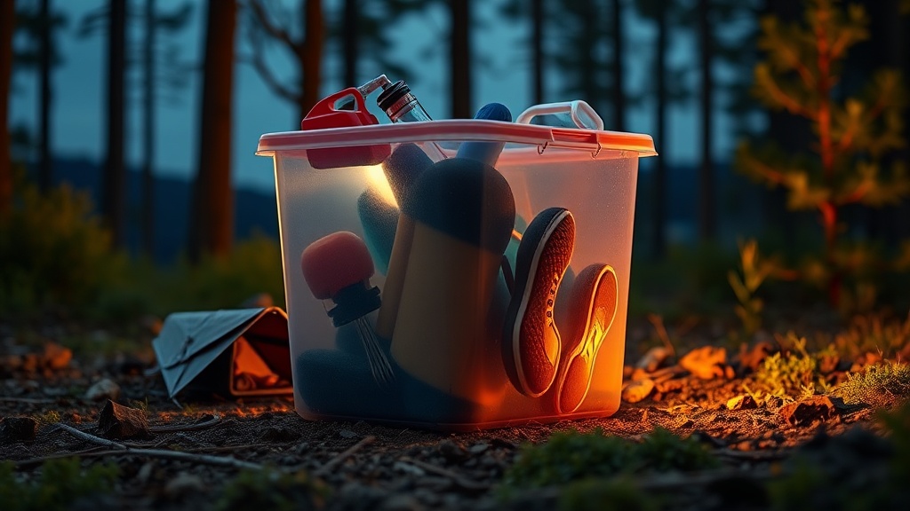 The Clear Bin Camping Hack That Saves Hours of Frustration