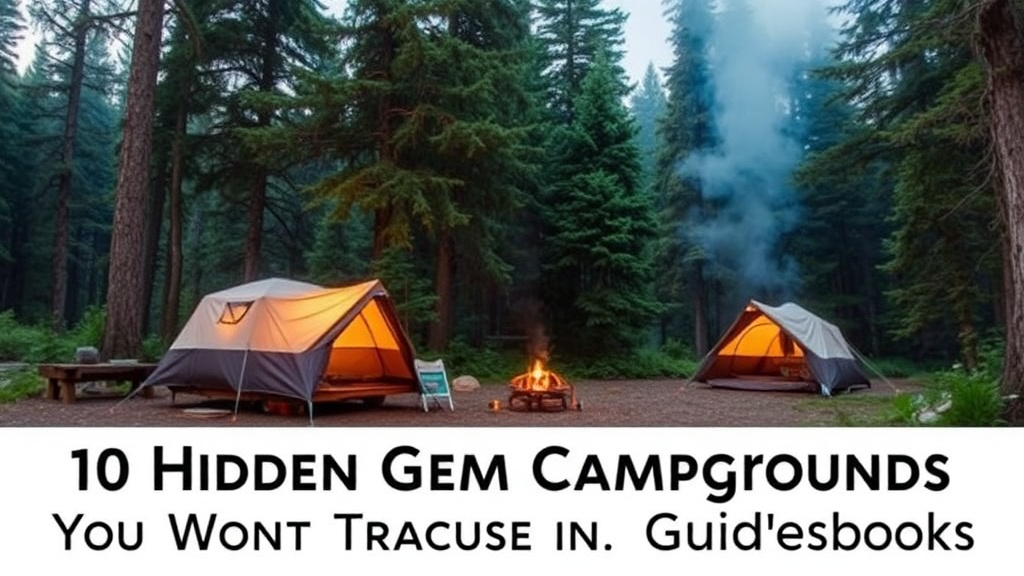 10 Hidden Gem Campgrounds You Won't Find in Guidebooks