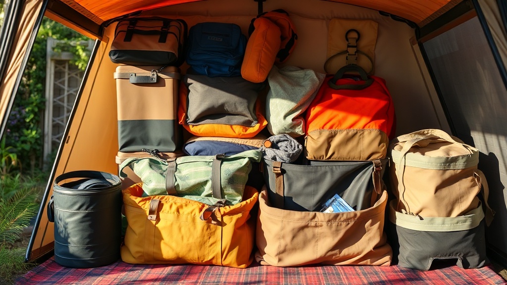 Organizing Your Family Camping Gear with a Tiered System