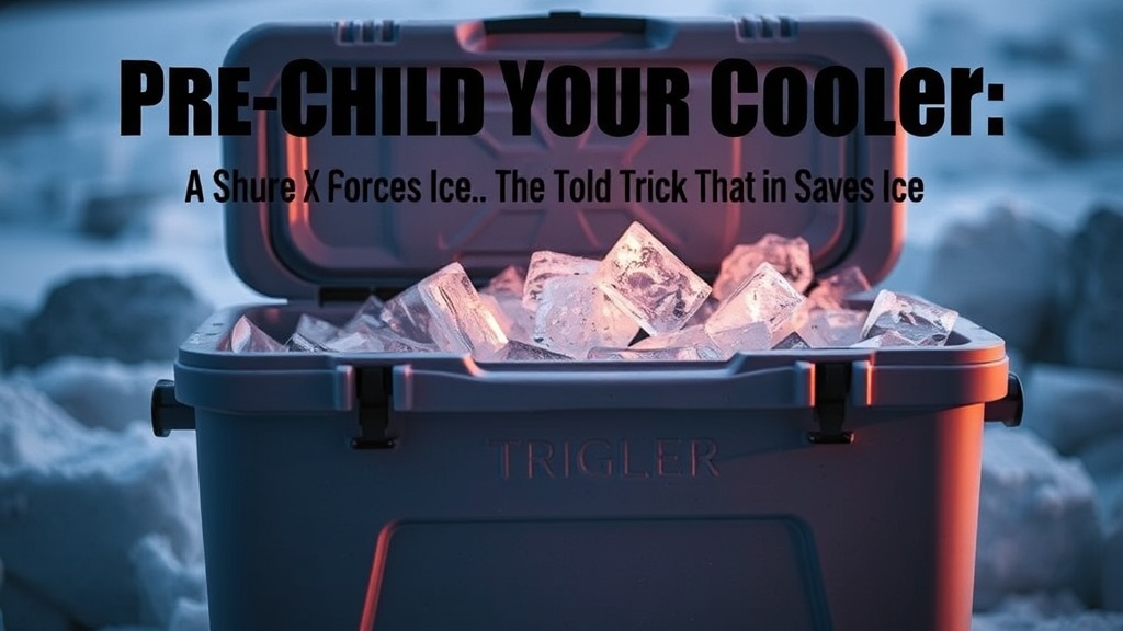 Pre-Chill Your Cooler: The 4-Hour Trick That Saves Ice