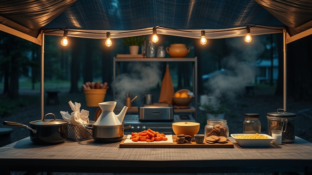 Setting Up a Family Camping Kitchen for Efficient Meal Prep