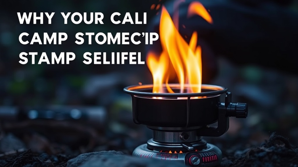 Why Your Camp Stove Flame Keeps Flickering