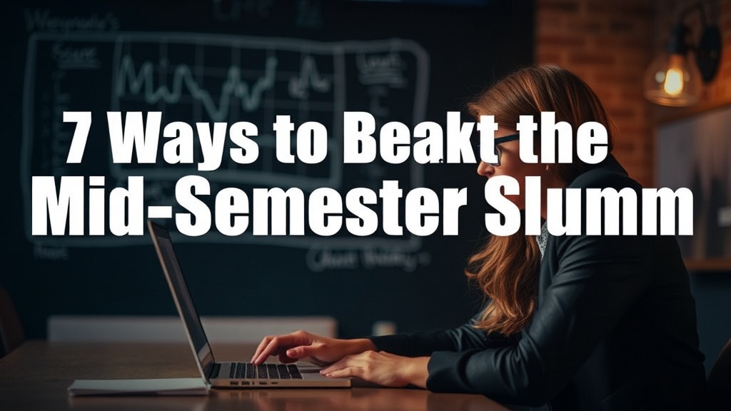 7 Ways to Beat the Mid-Semester Slump