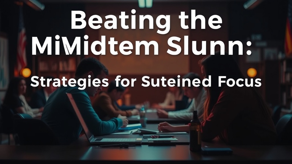 Beating the Midterm Slump: Strategies for Sustained Focus