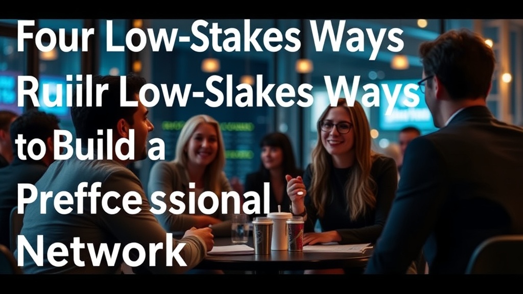 Four Low-Stakes Ways to Build a Professional Network Before Graduation