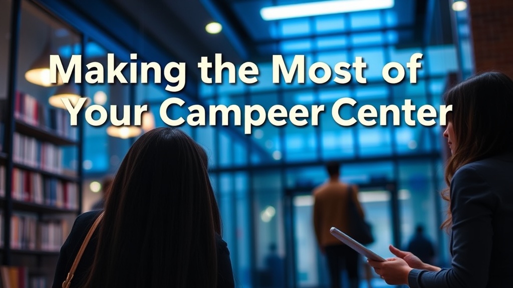 Making the Most of Your Campus Career Center