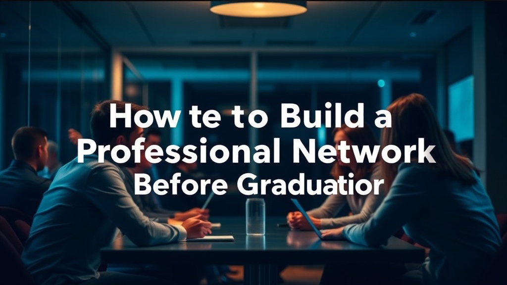 How to Build a Professional Network Before Graduation