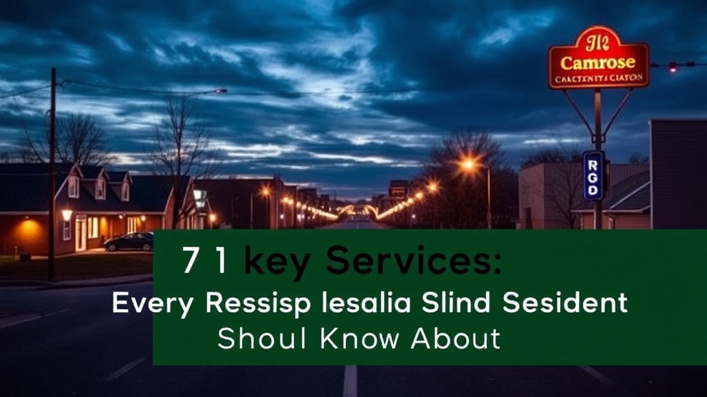 7 key Camrose Services Every Resident Should Know About