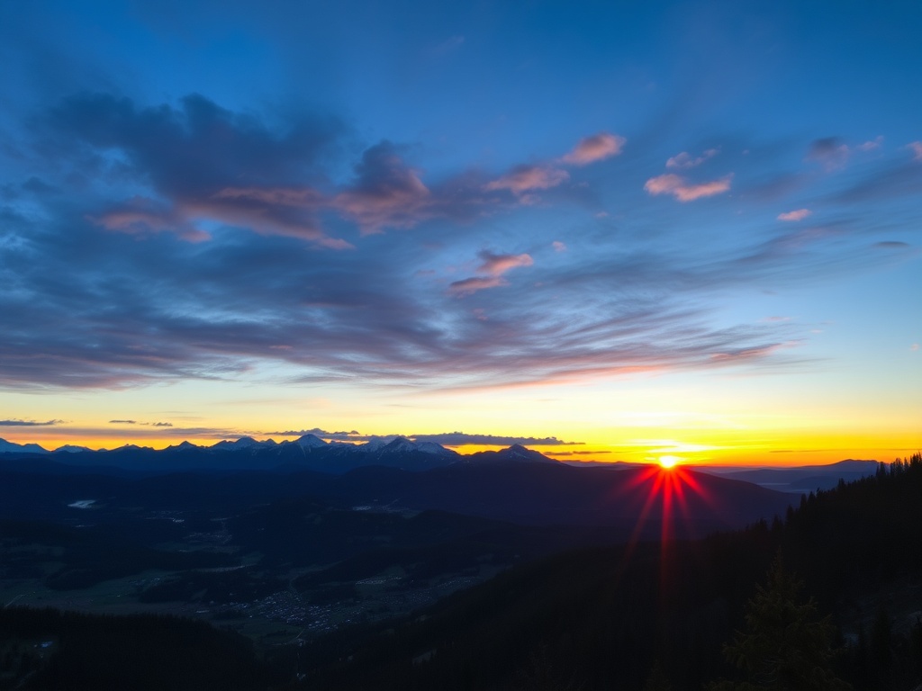 sunset over canmore mountains warm light dramatic sky scenic viewpoint peaceful evening