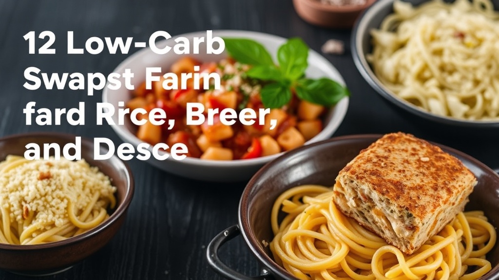 12 Low-Carb Swaps for Pasta, Bread, Rice, and Dessert That Work