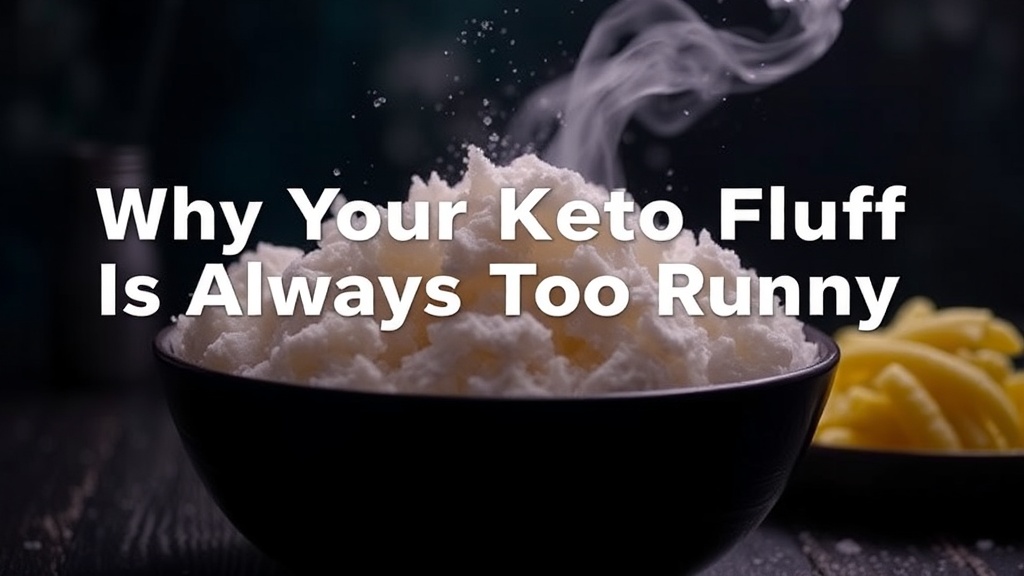 Why Your Keto Fluff Is Always Too Runny