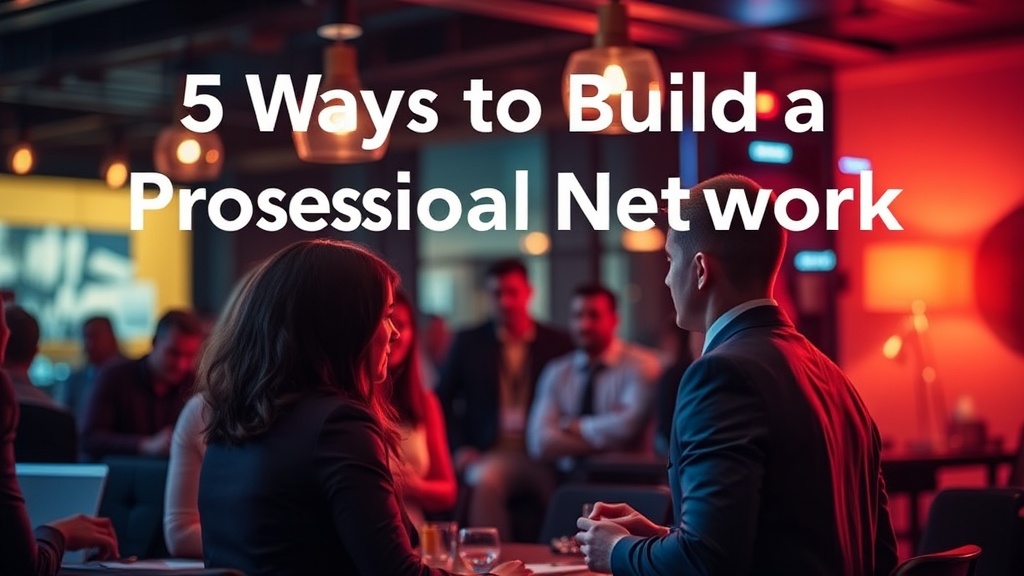 5 Ways to Build a Professional Network Without Networking Events