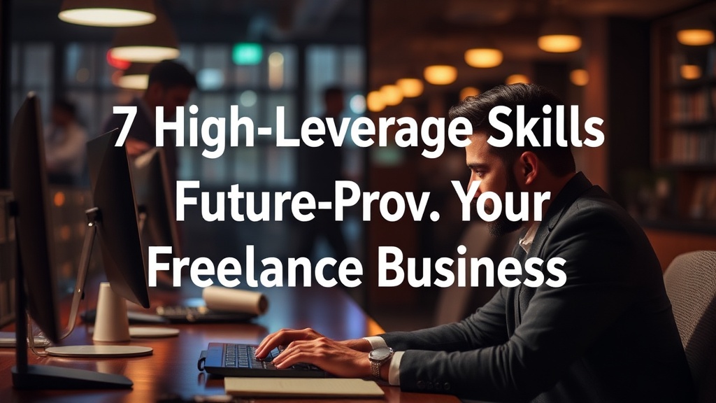 7 High-Leverage Skills to Future-Proof Your Freelance Business