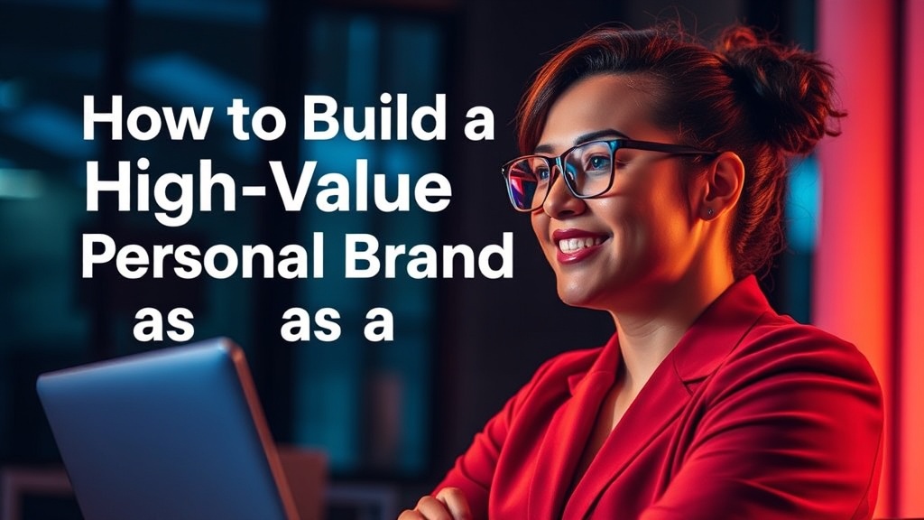How to Build a High-Value Personal Brand as a Freelancer