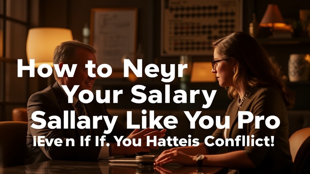 How to Negotiate Your Salary Like a Pro (Even If You Hate Conflict)