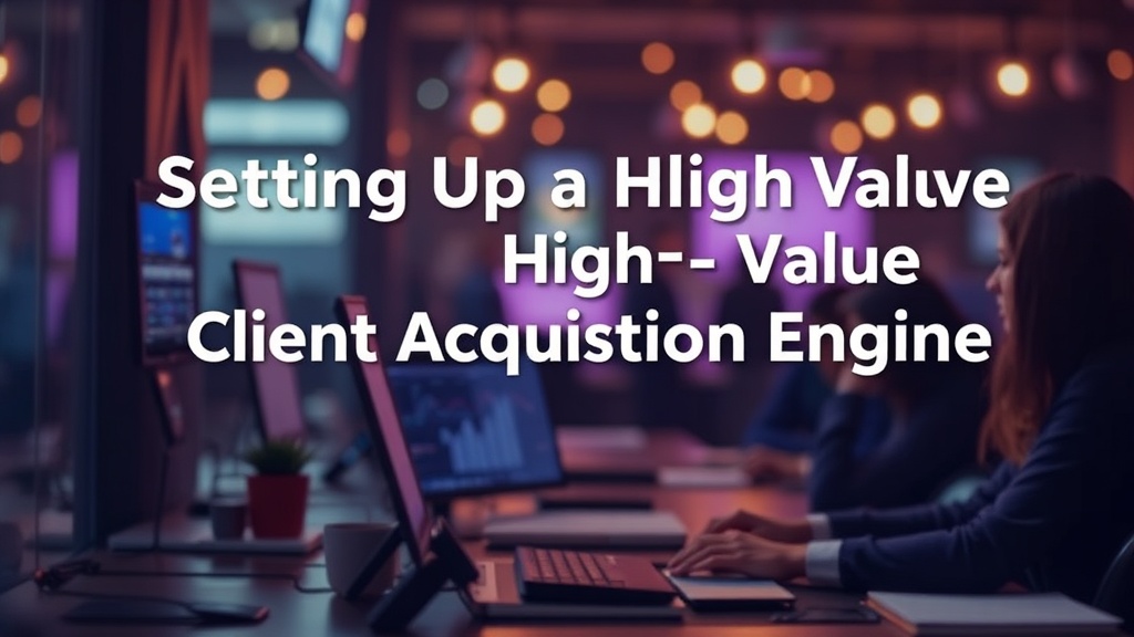 Setting Up a High-Value Client Acquisition Engine