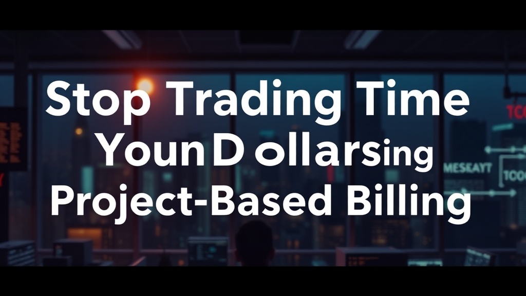Stop Trading Time for Dollars: Implementing Project-Based Billing