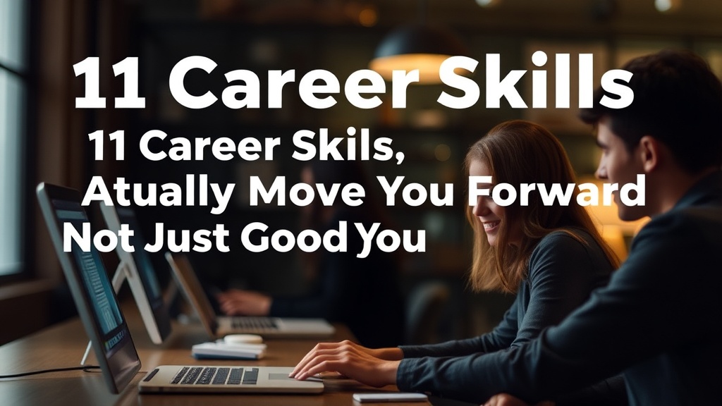 11 Career Skills That Actually Move You Forward (Not Just Look Good on LinkedIn)