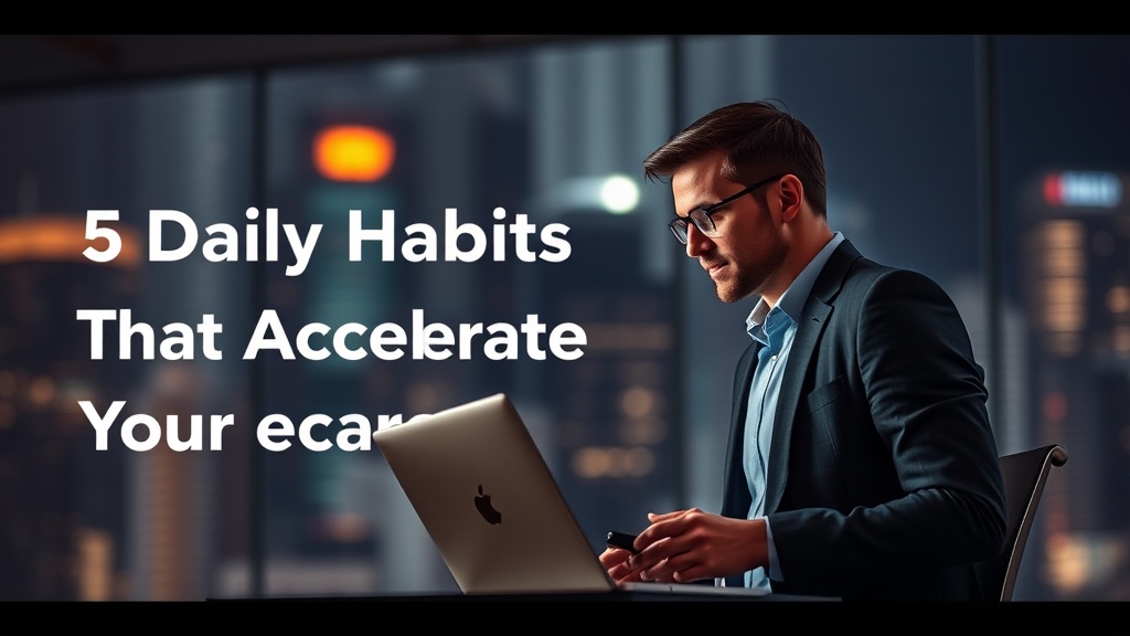 5 Daily Habits That Accelerate Your Career Growth Exponentially