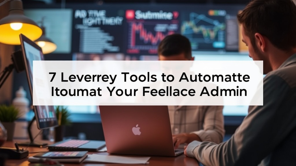 7 High-Leverage Tools to Automate Your Freelance Admin