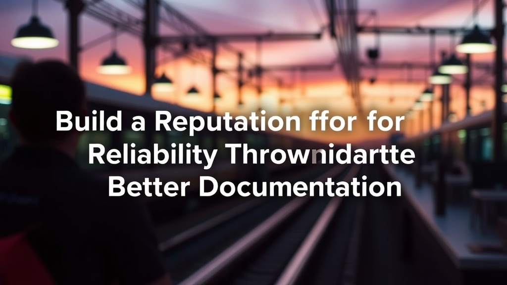 Build a Reputation for Reliability Through Better Documentation
