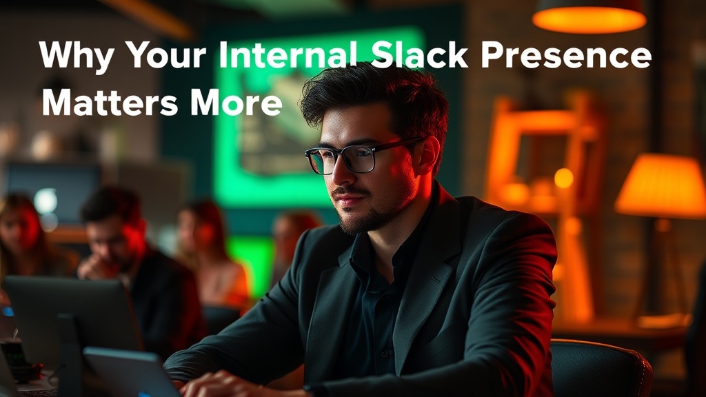Why Your Internal Slack Presence Matters More Than Your Resume